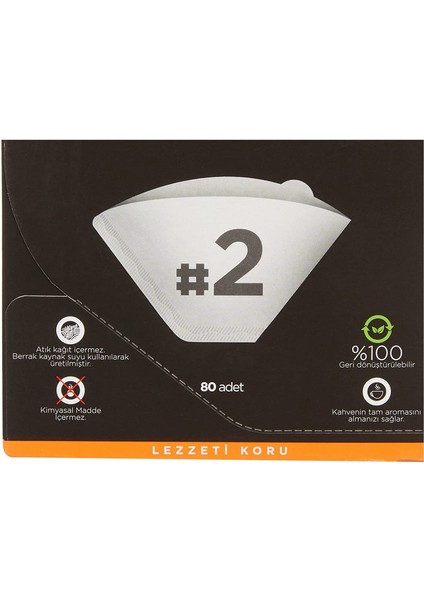 Premium Filtre Kahve Kağıdı - Ebat 2 modelleri