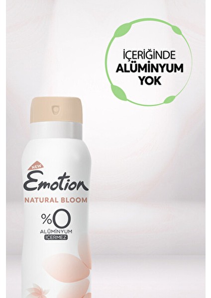 Natural Bloom Deodorant 48 Saat Koruma Sağlayan Vegan Sprey 3 x 150 ml indirimleri