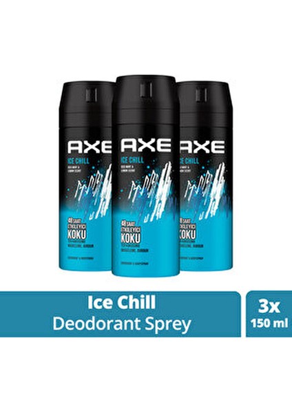 Erkek Deodorant Sprey Ice Chill 150 Ml X3 fiyatları