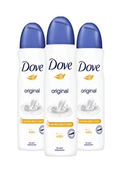 Kadın Sprey Deodorant 150 ml x3 Adet Original Koku ile Ferahlatıcı Etki fiyatları