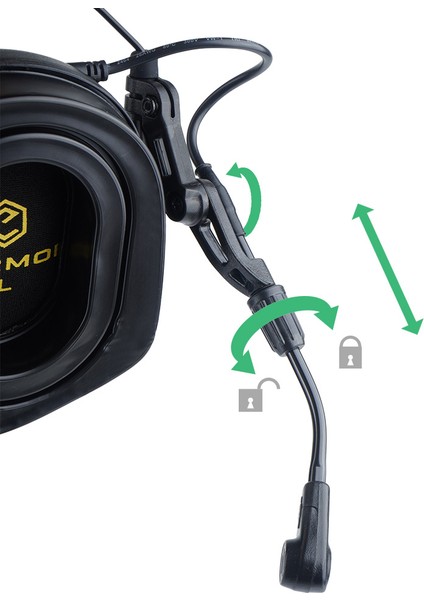 Earmor M32 Plus Earmor M32 Plus Telsiz Yuvalı Kulak Koruma Elektronik Atış Kulaklığı (Black) Siyah indirimleri