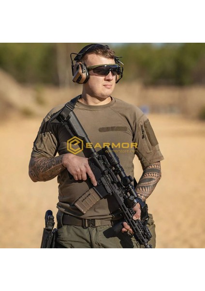 Earmor M32 Plus Earmor M32 Plus Telsiz Yuvalı Kulak Koruma Elektronik Atış Kulaklığı (Black) Siyah