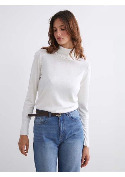 Yeni Sezon Balıkçı Yaka Kadın Triko Kazak