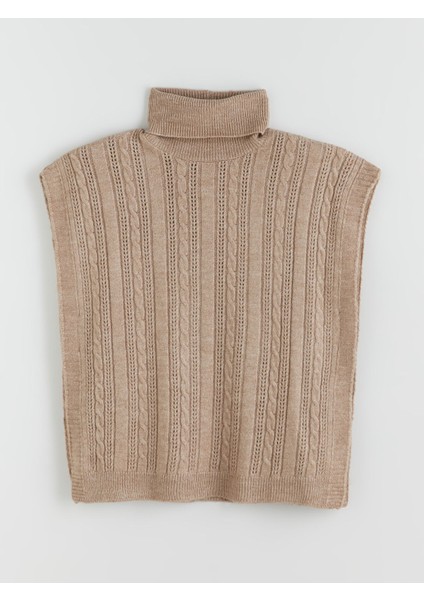 Yeni Sezon Balıkçı Yaka Ajurlu Kadın Triko Süveter indirimleri