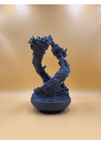 Gri Çift Ejder Figürlü Çubuk Tütsülük / Verslab Print modelleri