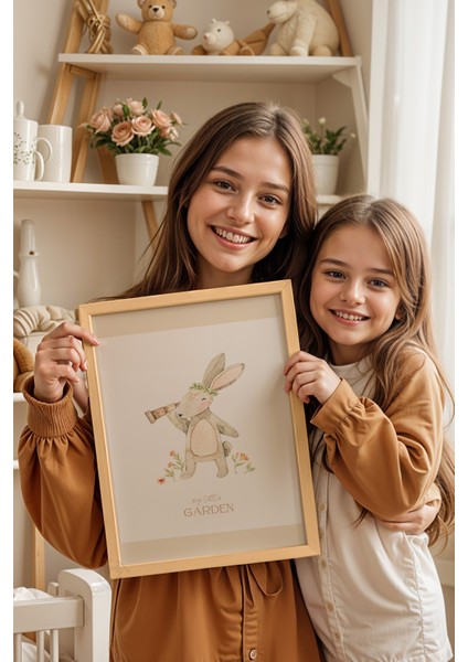 Çocuk Odası, Bebek Odası Ahşap Çerçeveli Poster, Tablo NO:129 modelleri