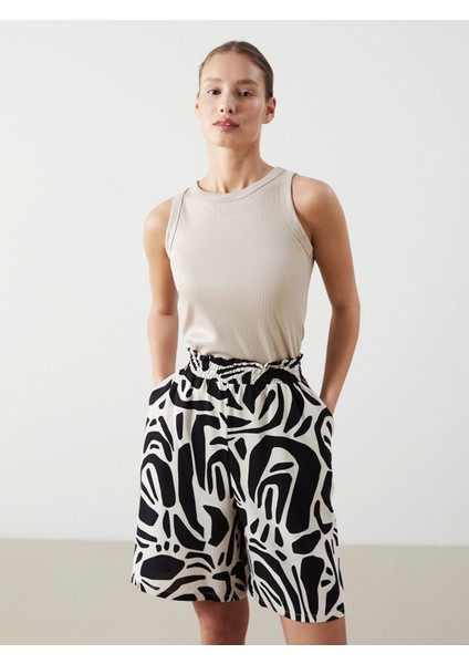 Yeni Sezon Bisiklet Yaka Parlak Görünümlü Kadın Atlet