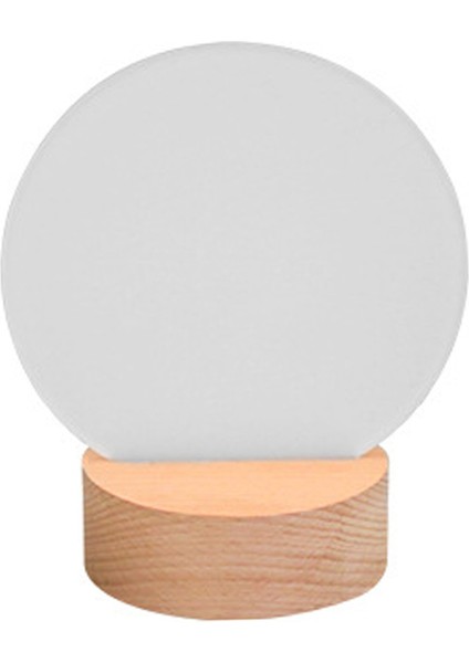 Süblimasyon LED Akrilik Fotoğraf Çerçeveleri Sıcak Renk Işığı ile Gece Işıkları, Ahşap Standı ile Isı Pres Baskı Turu (Yurt Dışından)