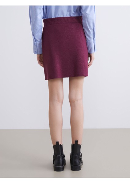 Yeni Sezon Beli Lastikli Triko Mini Etek fırsatları