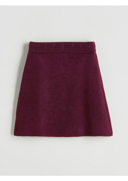 Yeni Sezon Beli Lastikli Triko Mini Etek indirimleri