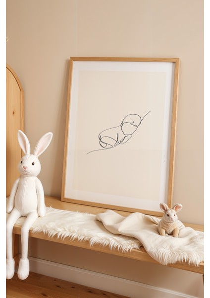Çocuk Odası, Bebek Odası Ahşap Çerçeveli Poster, Tablo NO:121 fiyatları