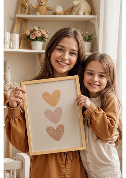Çocuk Odası, Bebek Odası Ahşap Çerçeveli Poster, Tablo No:11 modelleri