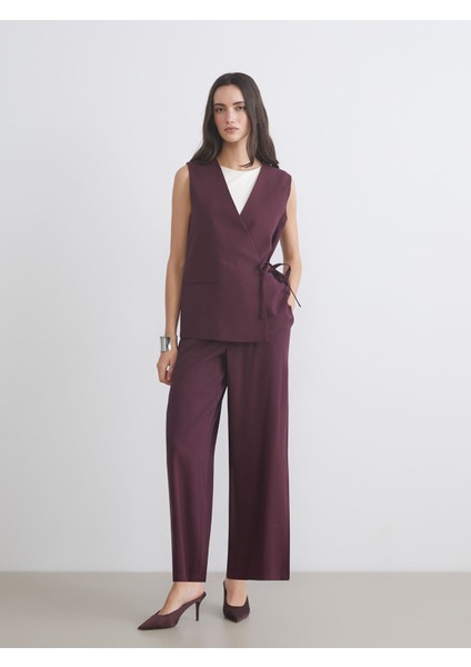 Yeni Sezon Kruvaze Yaka Kadın Klasik Yelek fiyatları