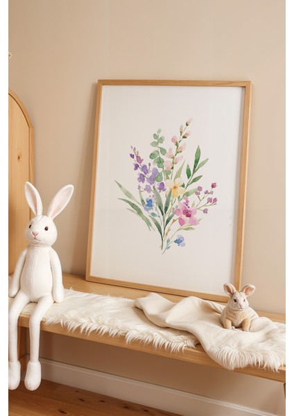 Çocuk Odası, Bebek Odası Ahşap Çerçeveli Poster, Tablo NO:139 fiyatları