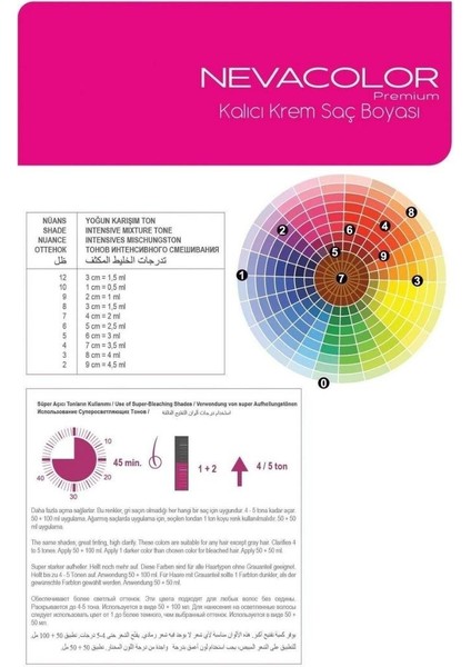 Color Krem Saç Boyası Kahve 7.0 Amonyaklı Formül ile Güçlü Etki 99 ml fırsatları
