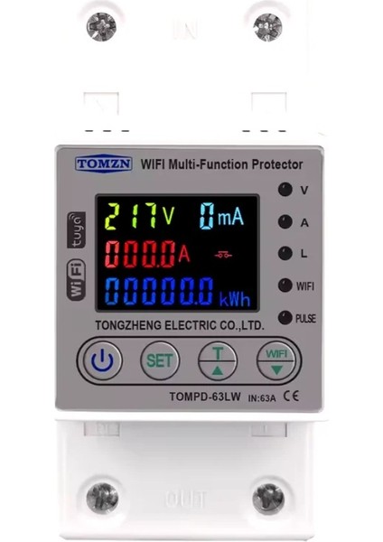 Kaçak Akım Koruma Rölesi Ve Yüksek Voltaj Ve Akım Koruyucu Röle 80A Devrimsel Yenilik modelleri