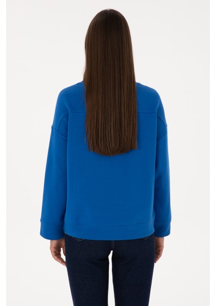 Kadın Koyu Mavi Sweatshirt 50313565-VR032 indirimleri