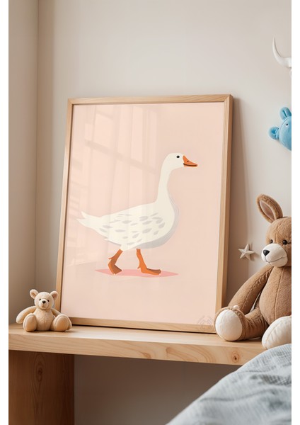 Çocuk Odası, Bebek Odası Ahşap Çerçeveli Poster, Tablo NO:116