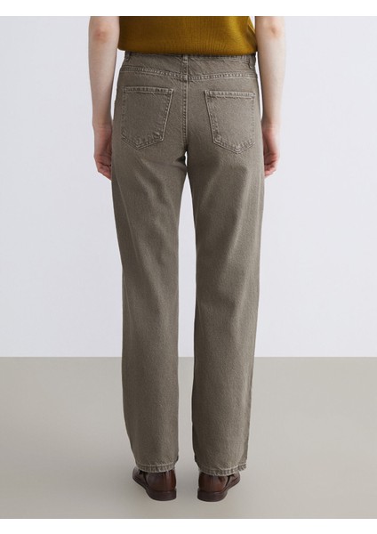Yeni Sezon Straight Fit Kadın Jean Pantolon Pantolon fırsatları