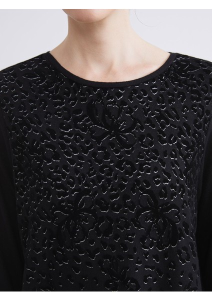 Yeni Sezon Bisiklet Yaka Desenli Kadın Tişört modelleri