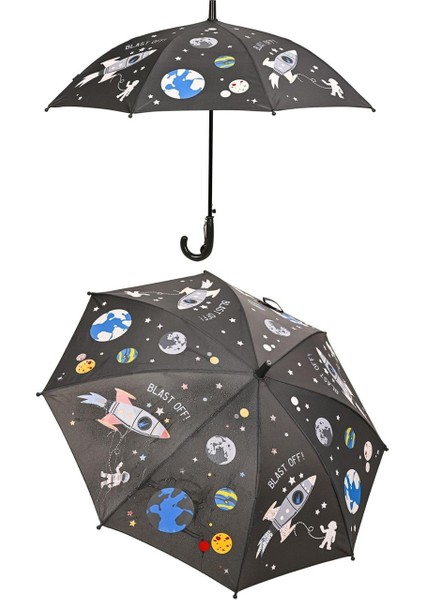 Renk Değiştiren Çocuk Şemsiyesi 85 cm Çap, Otomatik Açma modelleri