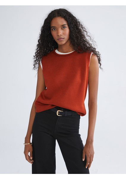 Yeni Sezon Bisiklet Yaka Kadın Triko Süveter