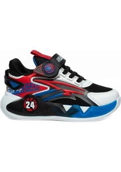 Superstar Patik 024 Çocuk Günlük Ayakkabı IB05A024 Beyaz Kırmızı Sax