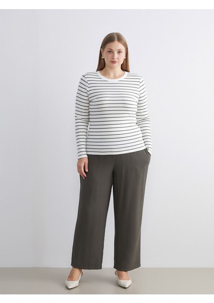 Yeni Sezon Beli Lastikli Kadın Pantolon fiyatları