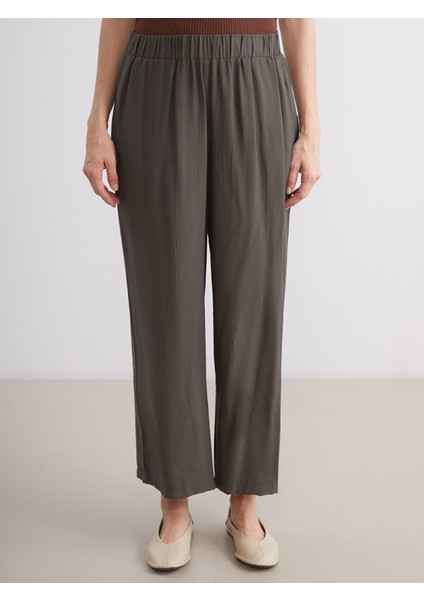 Yeni Sezon Beli Lastikli Kadın Pantolon modelleri