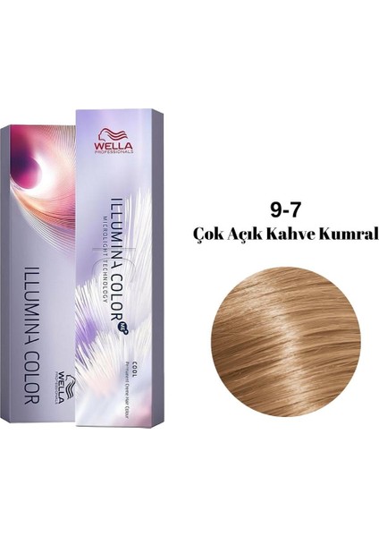 Illumina 9/7 Çok Açık Kahve Kumral Saç Boyası 60 ml fiyatları