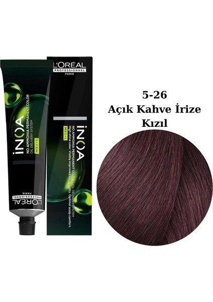 İnoa 5.26 Açık Kahve İrize Kizil Saç Boyası fiyatları