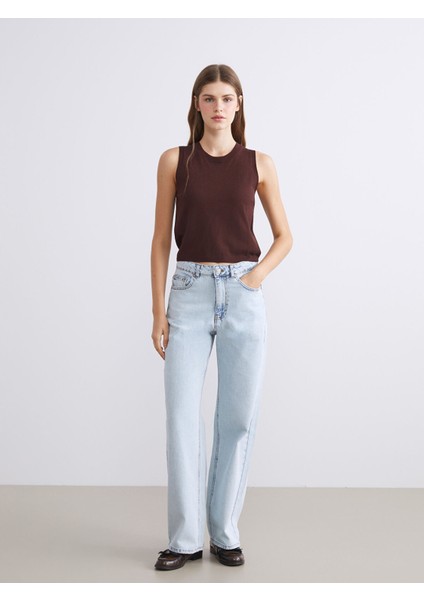 Yeni Sezon Bisiklet Yaka Oversize Kadın Triko Süveter fiyatları