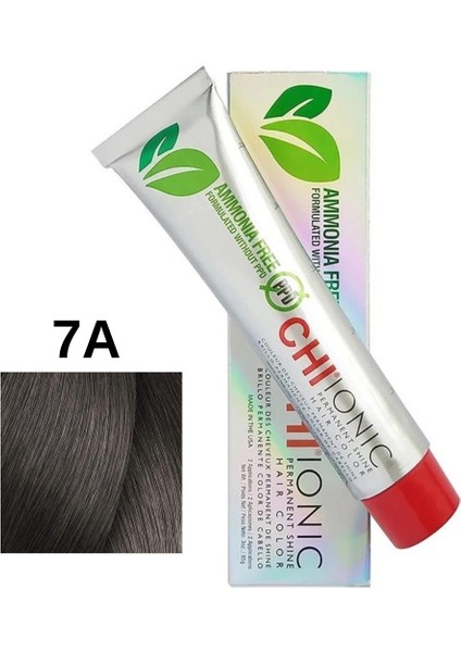 Ionic Amonyaksız Kalıcı Saç Boyası 7A - Küllü Kumral CHI1014 fiyatları