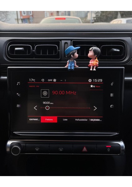 Çalıkaksesuar Araba Içi Torpido Üstü Sevimli Oturan Çift Dekorasyon Biblo Aksesuar Torpido Süsü fiyatları