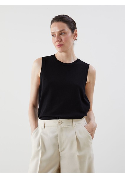 Yeni Sezon Bisiklet Yaka Kadın Triko Süveter