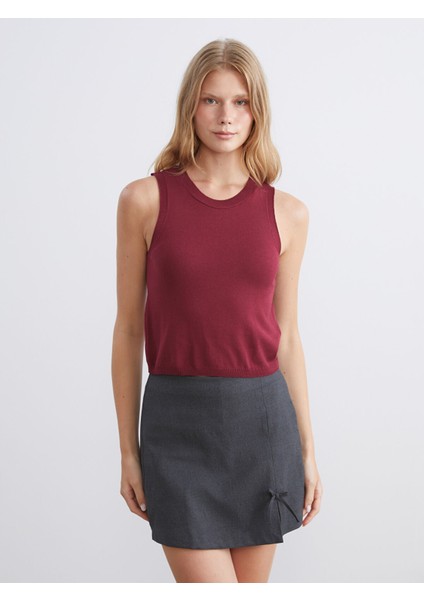 Yeni Sezon Bisiklet Yaka Oversize Kadın Triko Süveter