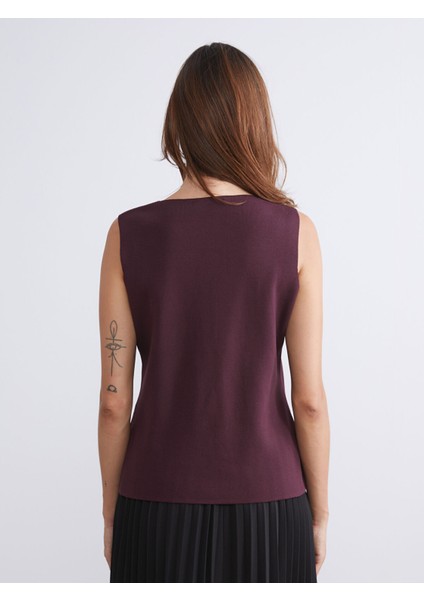 Yeni Sezon Kare Yaka Kadın Triko Yelek fırsatları