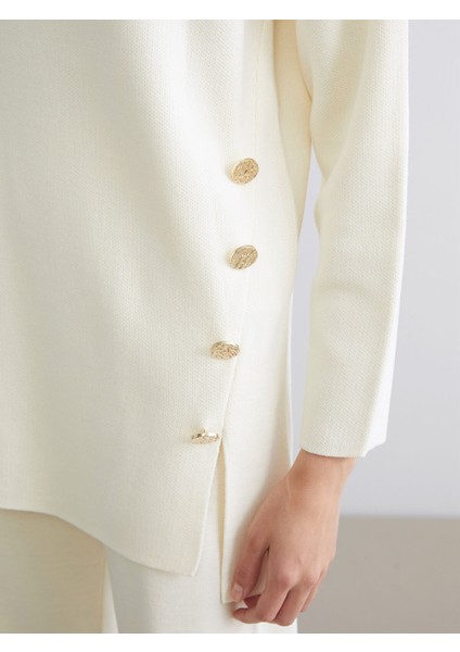 Yeni Sezon Bisiklet Yaka Oversize Kadın Triko Kazak modelleri