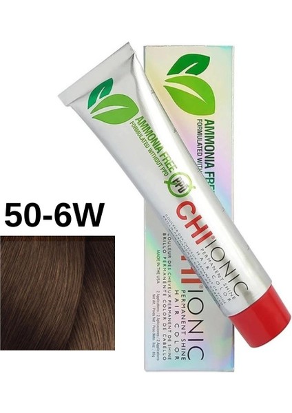 Ionic Permanent Shine Saç Boyası 50-6W Açık Doğal Sıcak Kahverengi fiyatları
