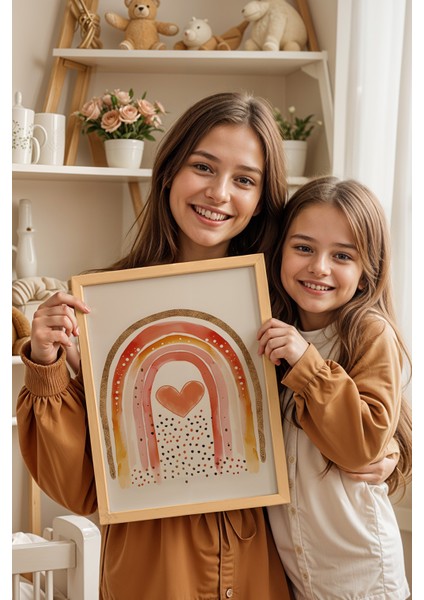 Çocuk Odası, Bebek Odası Ahşap Çerçeveli Poster, Tablo NO:102 modelleri