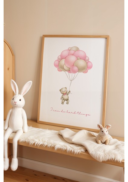 Çocuk Odası, Bebek Odası Ahşap Çerçeveli Poster, Tablo No:12 fiyatları