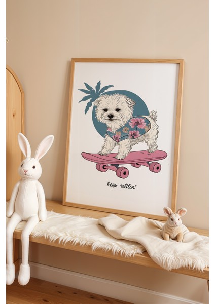 Çocuk Odası, Bebek Odası Ahşap Çerçeveli Poster, Tablo NO:119 fiyatları