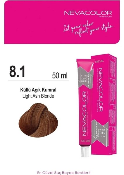 Color 8.1 Küllü Açık Kumral modelleri