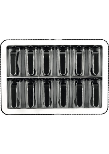 Baharatlık Takımı 12'l - Etiketli Kapaklı Baharatlık Seti Gri fırsatları