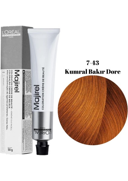 Majirel Saç Boyası 7, 43 Kumral Bakır Dore 50 Ml fiyatları