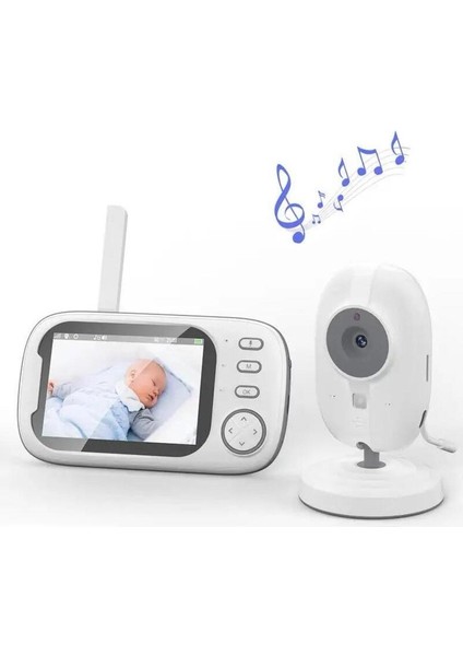 Enshal LCD Ekranlı Gece Görüşlü Bebek Monitörü - Bebek Izleme Kamerası Kablosuz Ip