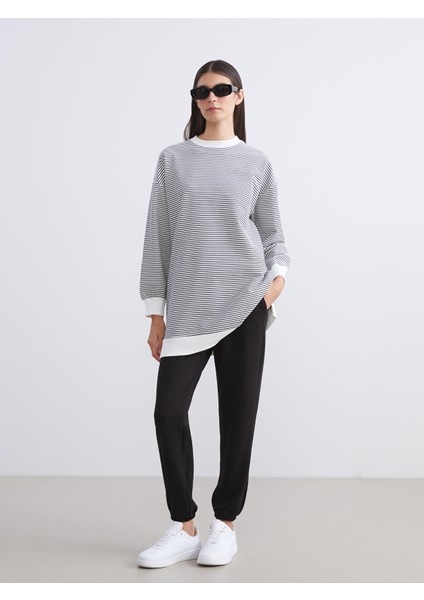 Yeni Sezon Beli Lastikli Kadın Jogger Pijama Altı