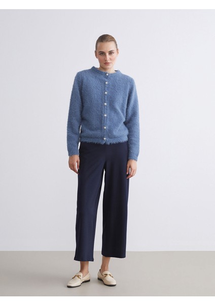 Yeni Sezon Bisiklet Yaka Kadın Triko Hırka modelleri