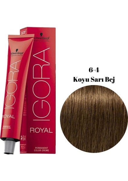 Igora Royal Saç Boyası 6-4 Koyu Kumral Bej 60ml fiyatları