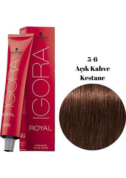 Igora Royal Saç Boyası 5-6 Açık kahve çikolata 60m fiyatları
